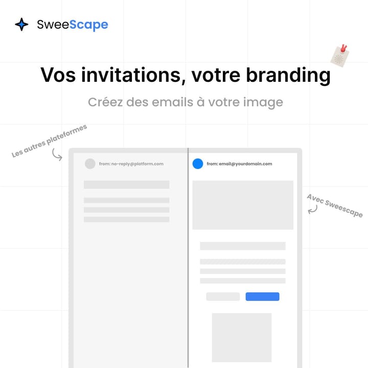 Ton branding ne s'arrête pas à l'affiche de ton événement